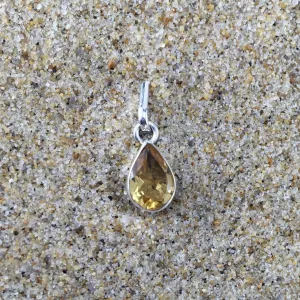 Tear Drop Pendant Citrine