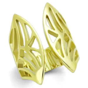 TK1902 - Stainless Steel Ring IP Gold(Ion Plating) Women No Stone No Stone