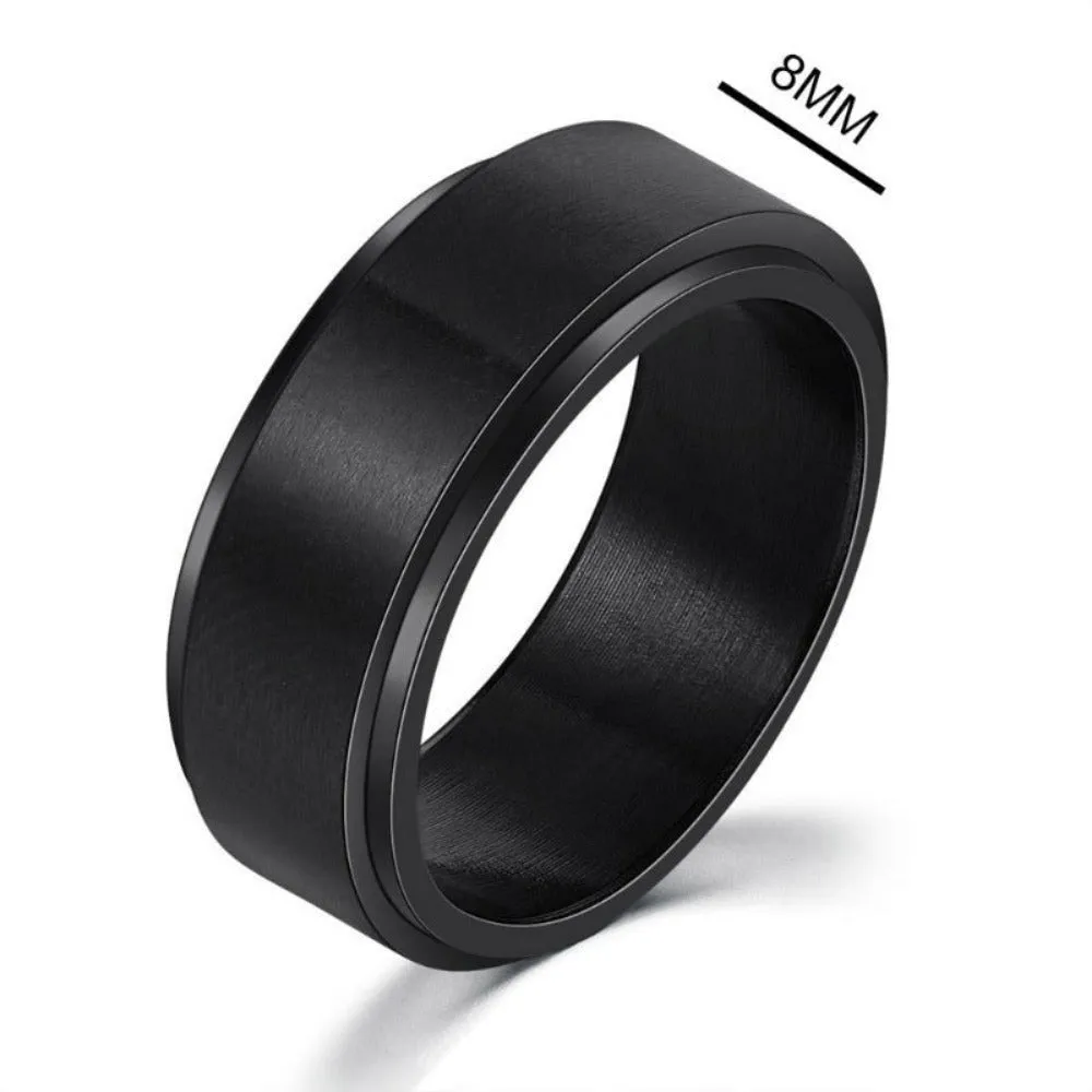 unisex rings stainless personalised beautiful engraved inlay unisex rings ✈️ free.shipping