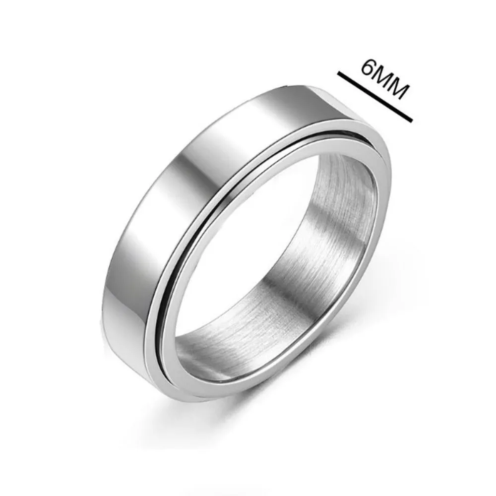 unisex rings stainless personalised beautiful engraved inlay unisex rings ✈️ free.shipping