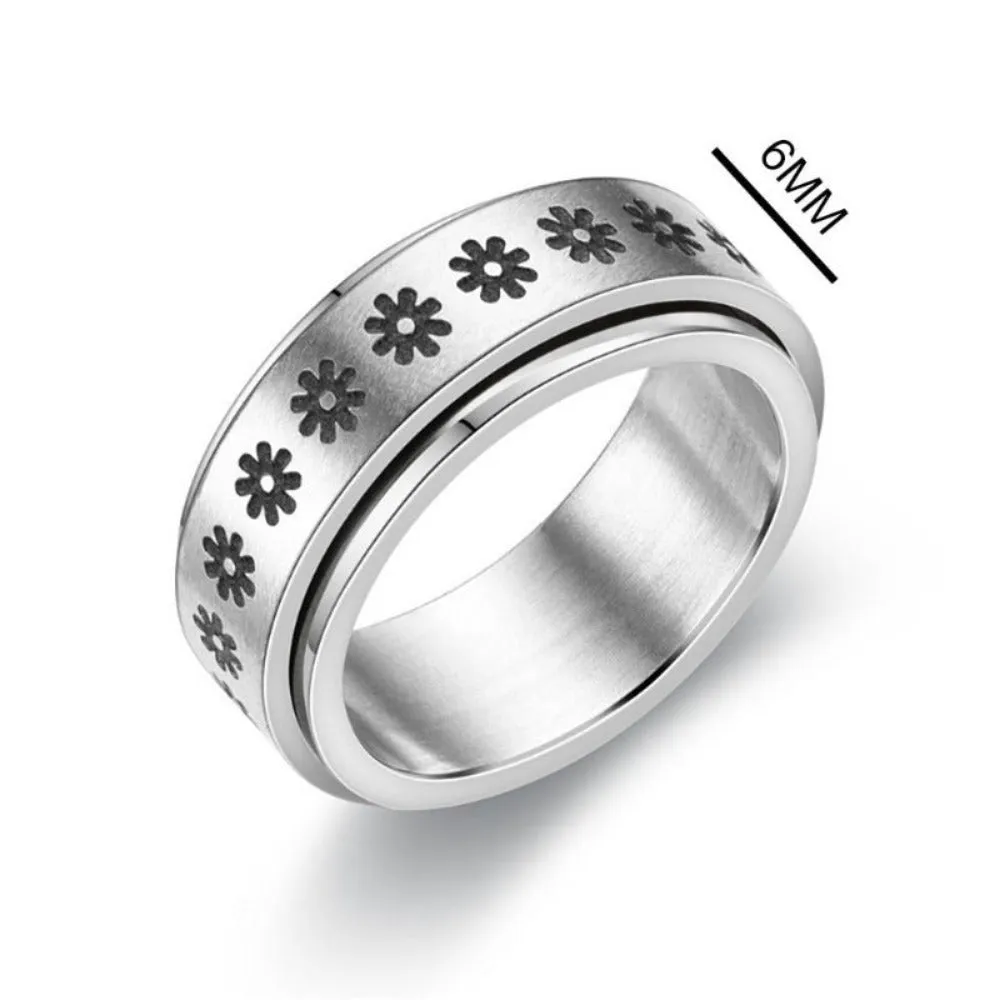 unisex rings stainless personalised beautiful engraved inlay unisex rings ✈️ free.shipping